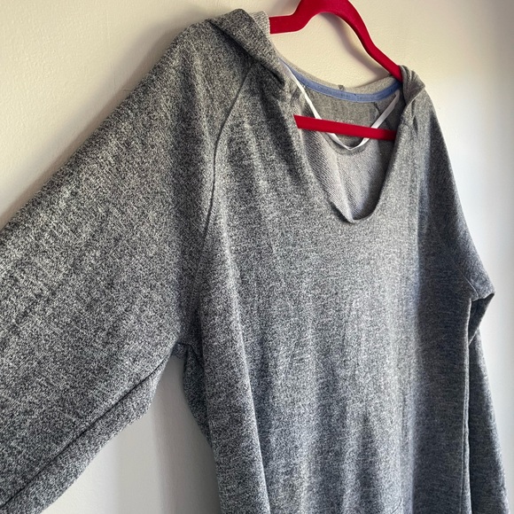 Calvin Klein Heather Gray Hoodie Sweatshirt Size L - Picture 2 of 5